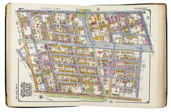 (NEW YORK CITY.) Hyde, Merritt B. New Series Atlas of the Borough of Brooklyn. Volume Four. Half-Size Edition.